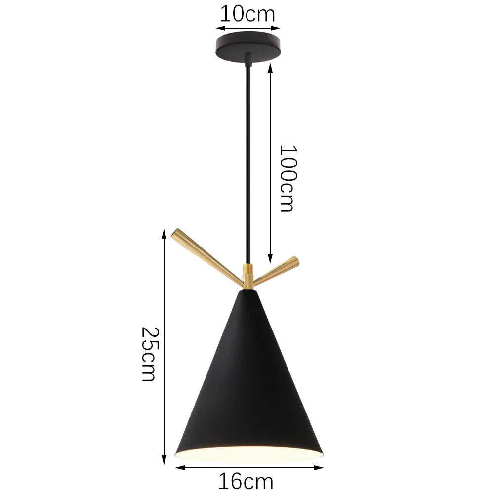 Cone-Shaped Pendant Light - Luxurie Home