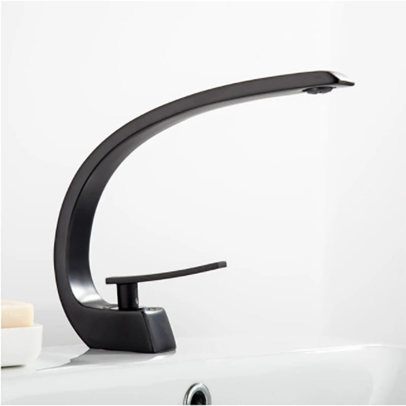 Crane Shaped Single Handle Basin Faucet - Luxurie Home