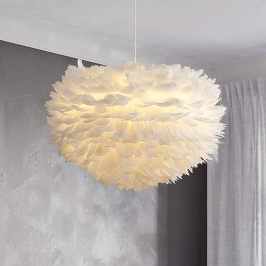 Nordic Luxury Feather Chandelier - Luxurie Home