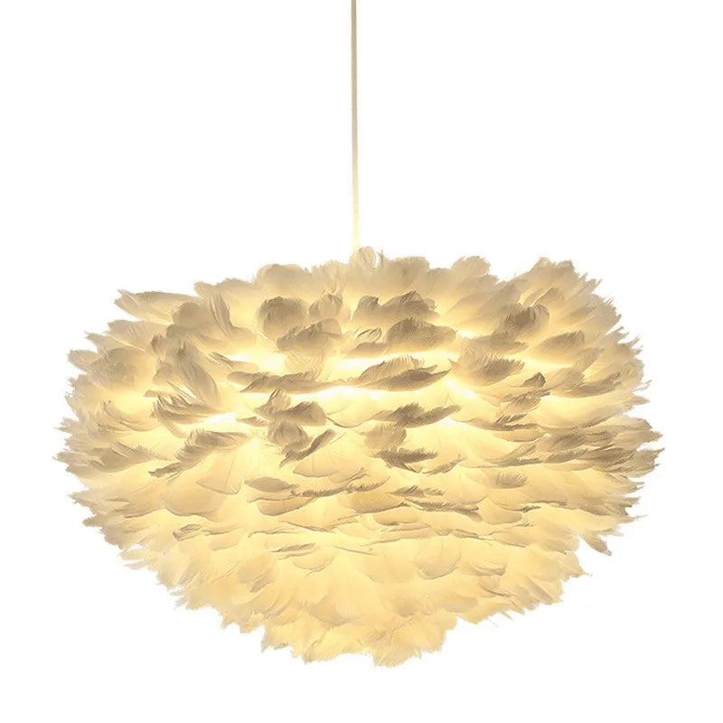 Nordic Luxury Feather Chandelier - Luxurie Home