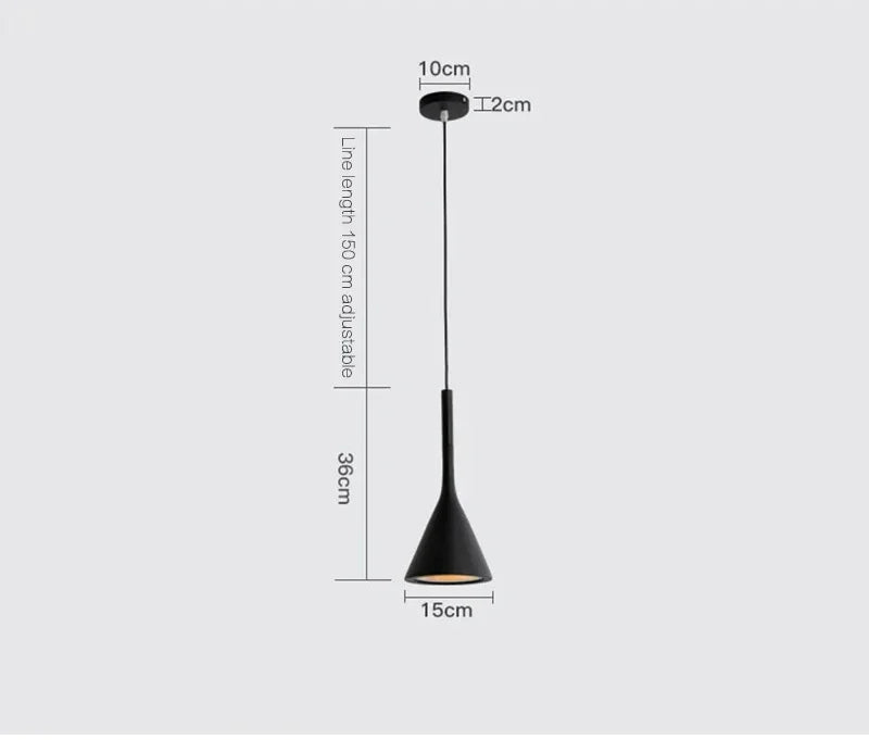 Cone-Shaped Modern Hanging Pendant - Luxurie Home