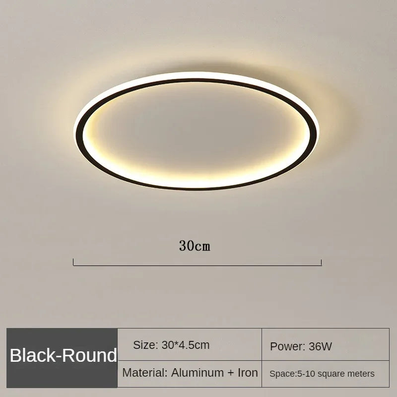 Modern Circle LED Ceiling Light - Luxurie Home