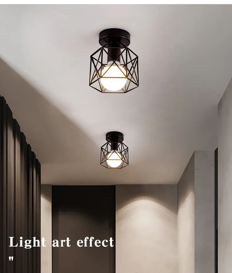 Modern Nordic Black Ceiling Lights - Luxurie Home