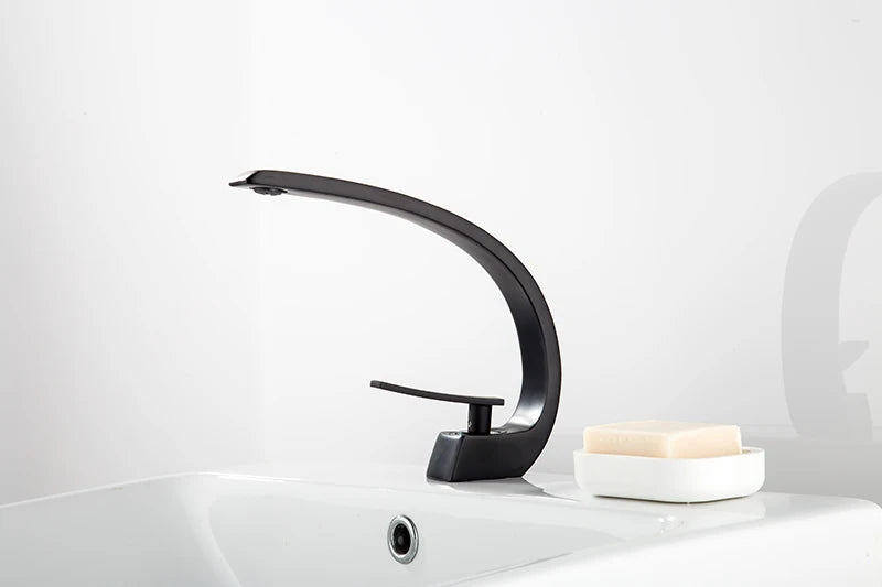 Crane Shaped Single Handle Basin Faucet - Luxurie Home