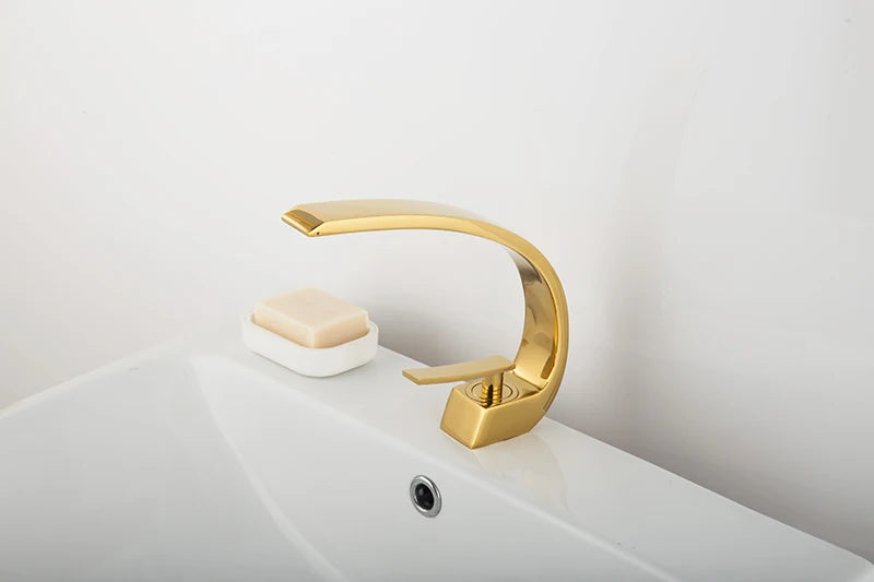 Crane Shaped Single Handle Basin Faucet - Luxurie Home