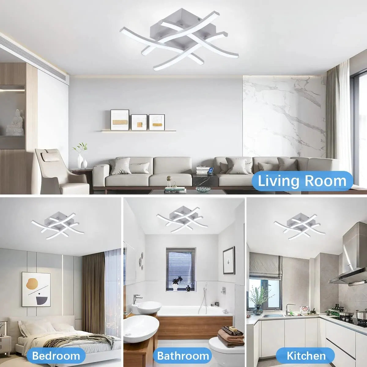 LED Modern Ceiling Lamp - Luxurie Home