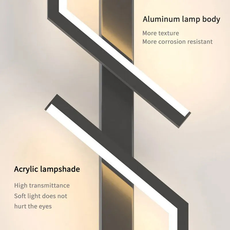 Modern Minimalist Strip Wall Lamp - Luxurie Home