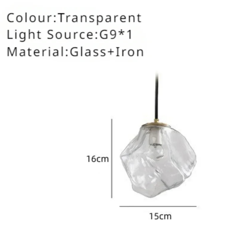 Lava Glass Pendant Light - Luxurie Home