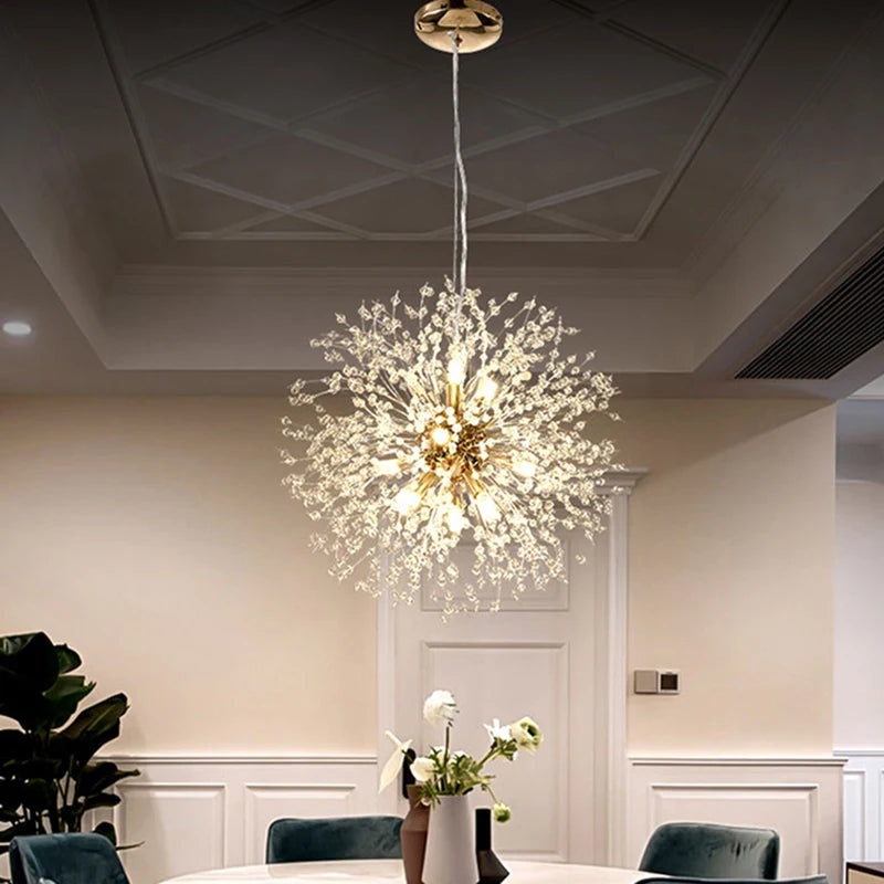 Fireball Crystal Pendant Chandelier - Luxurie Home