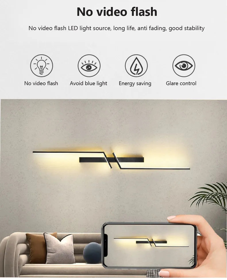 Modern Minimalist Strip Wall Lamp - Luxurie Home