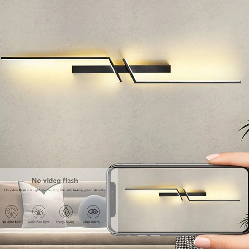 Modern Minimalist Strip Wall Lamp - Luxurie Home