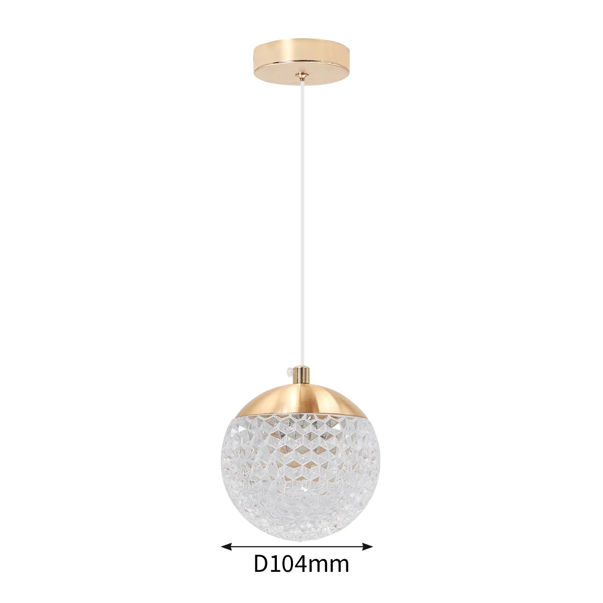 Luxury Hanging Crystal Ball Light - Luxurie Home