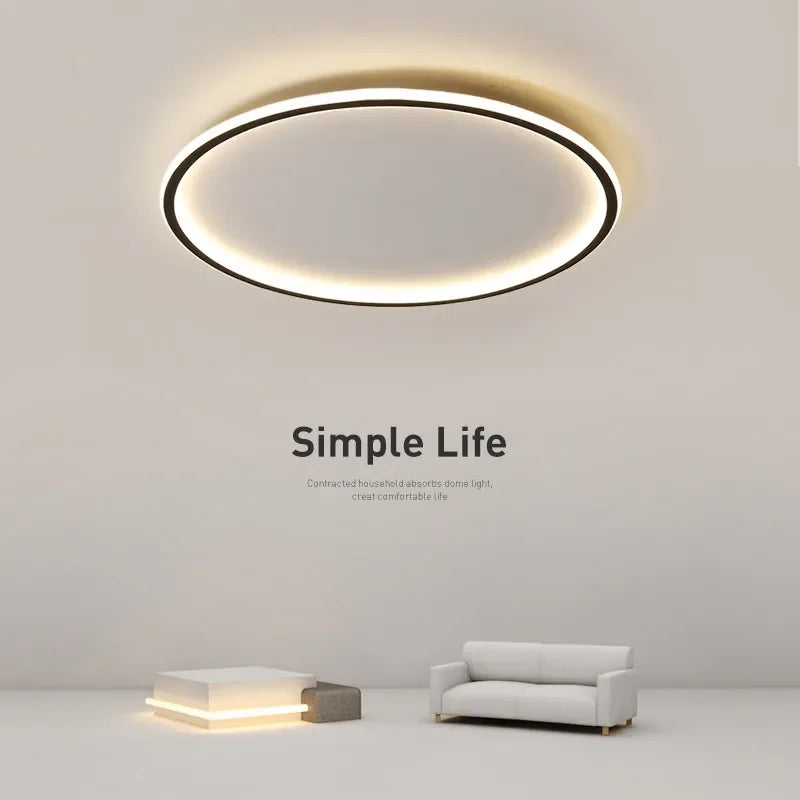 Modern Circle LED Ceiling Light - Luxurie Home