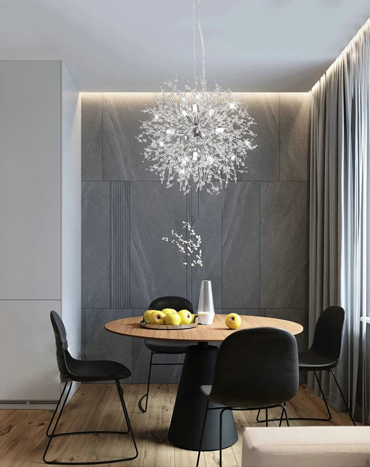 Fireball Crystal Pendant Chandelier - Luxurie Home