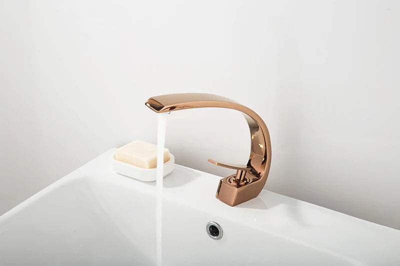 Crane Shaped Single Handle Basin Faucet - Luxurie Home