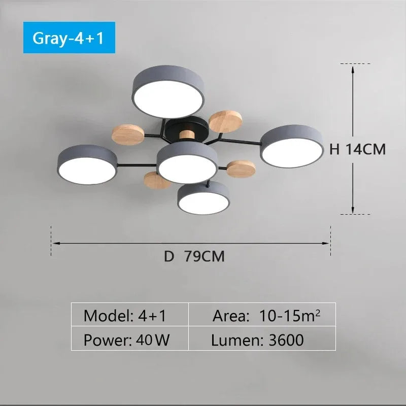 Nordic Multi-Head Chandelier - Luxurie Home