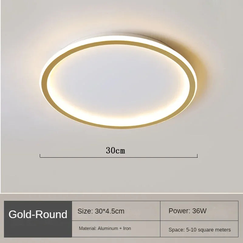 Modern Circle LED Ceiling Light - Luxurie Home